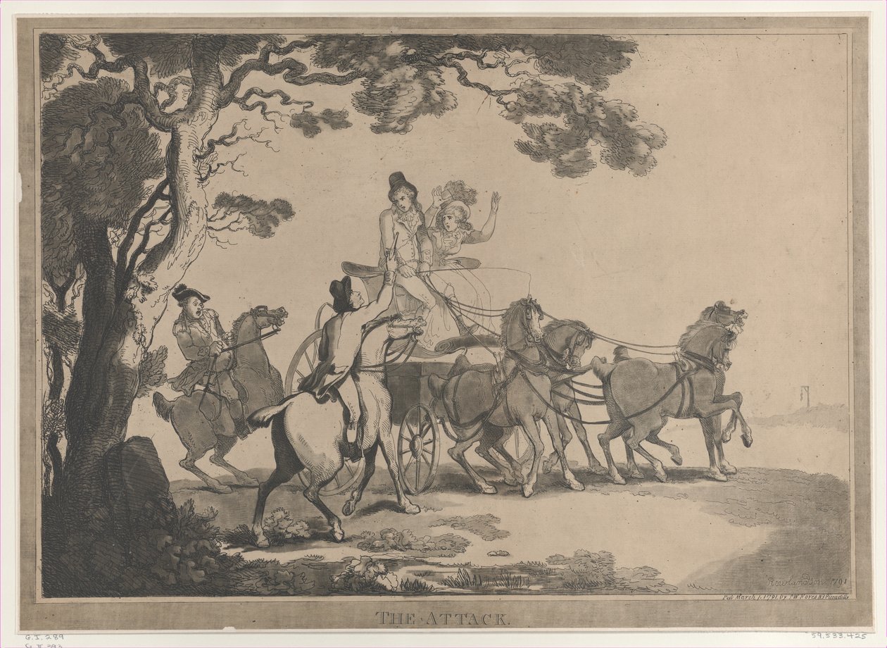 Útok, 1. března 1791, 1. března 1791. od Thomas Rowlandson
