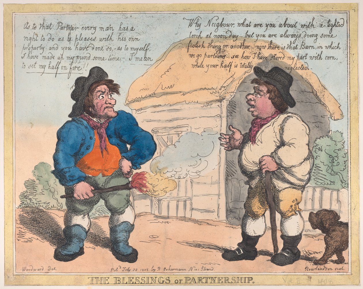 Požehnání partnerství, 28. července 1805, 28. července 1805. od Thomas Rowlandson