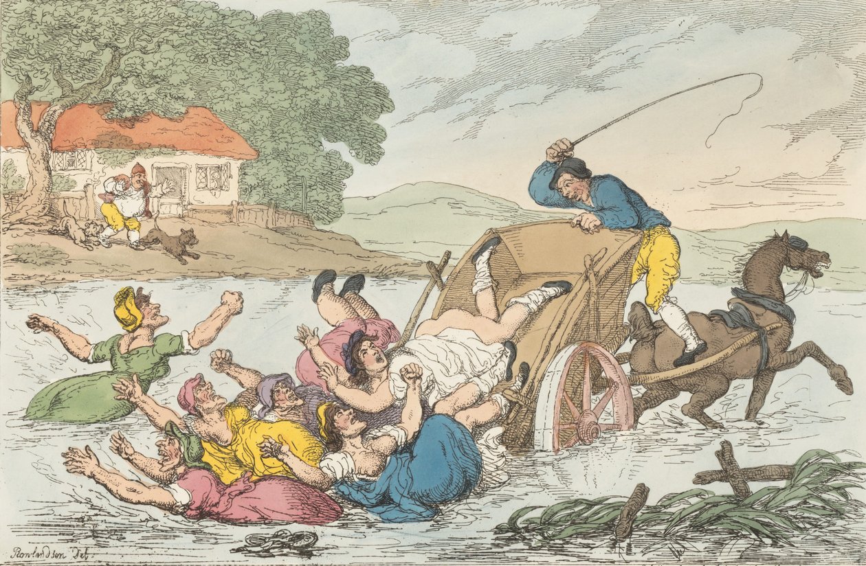 Carter and the Gipsies, 10. května 1815, 10. května 1815. od Thomas Rowlandson