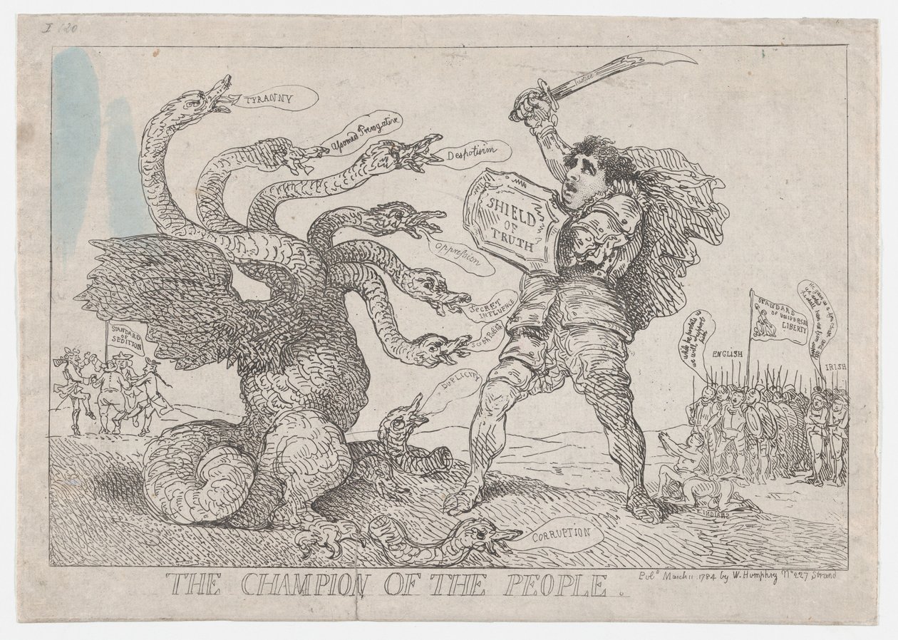 Šampion lidu, 11. března 1784, 11. března 1784. od Thomas Rowlandson