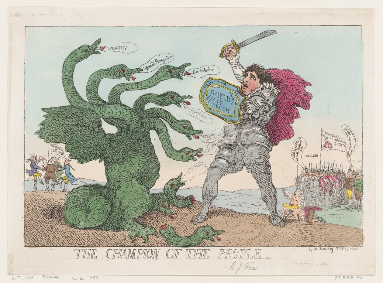 Šampion lidu, 11. března 1784, 11. března 1784. od Thomas Rowlandson