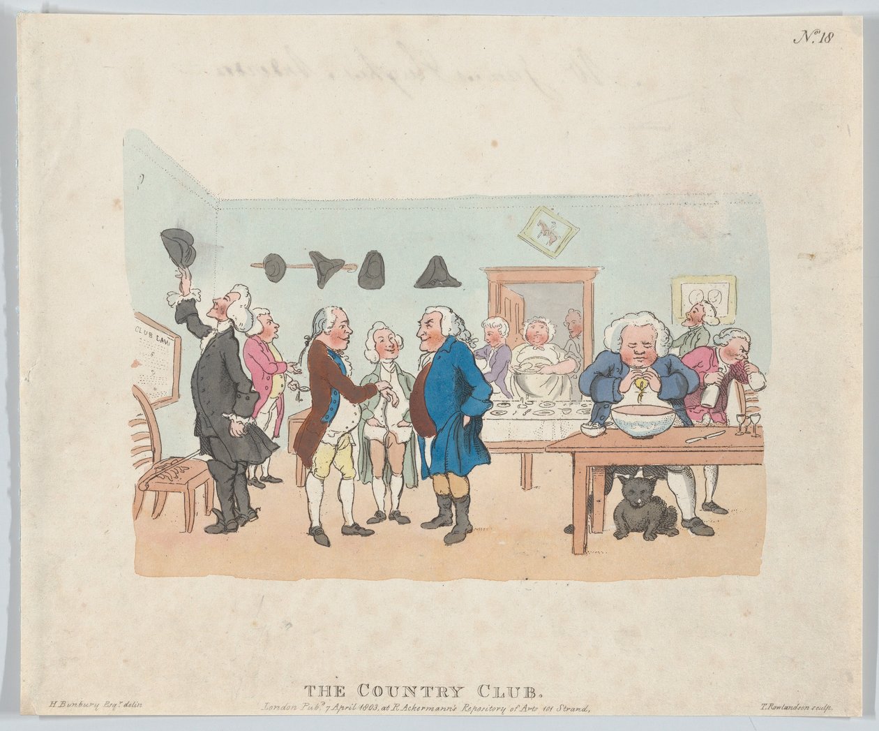 Country Club, 7. dubna 1803, 7. dubna 1803. od Thomas Rowlandson