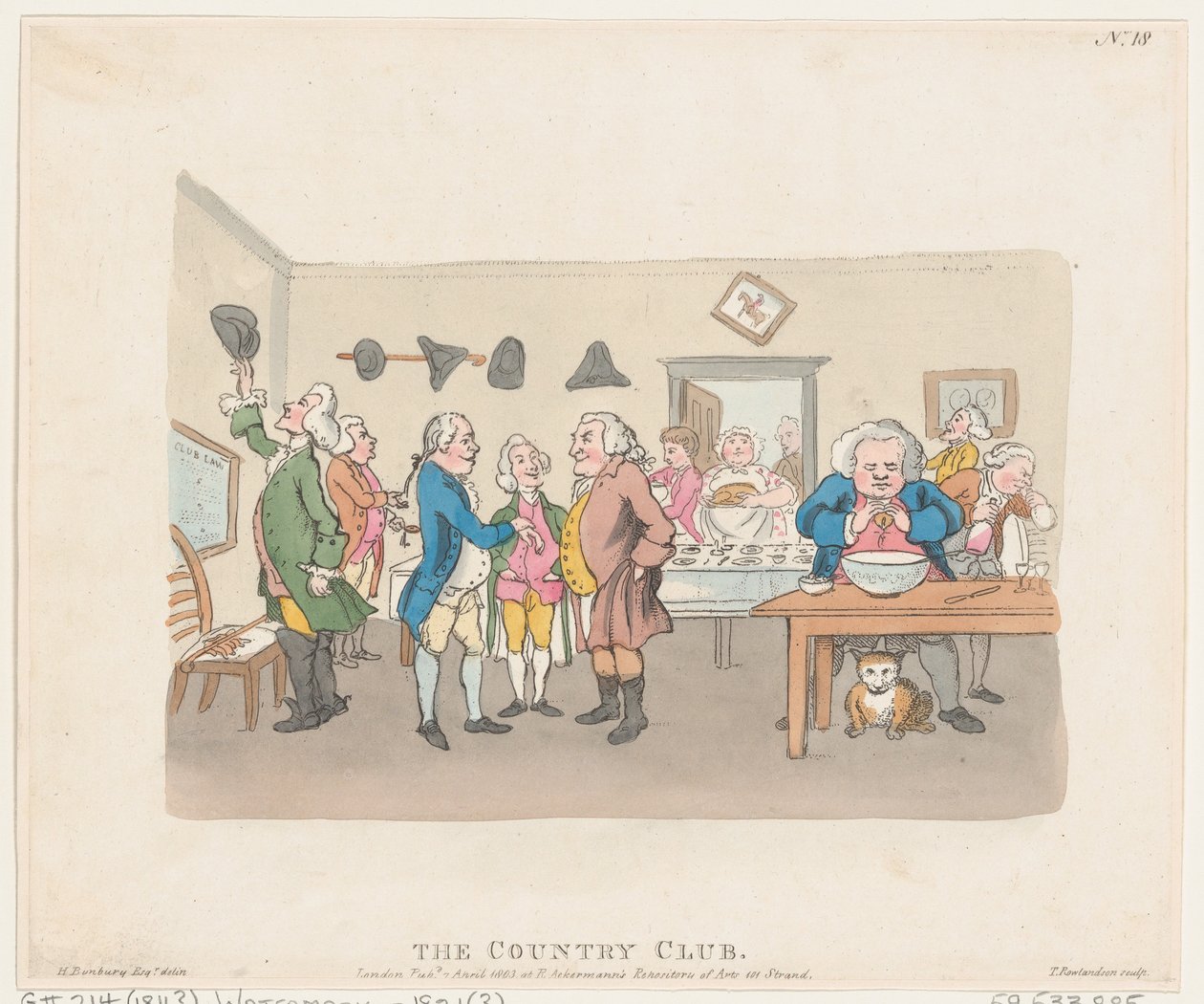 Country Club, 7. dubna 1803, 7. dubna 1803. od Thomas Rowlandson