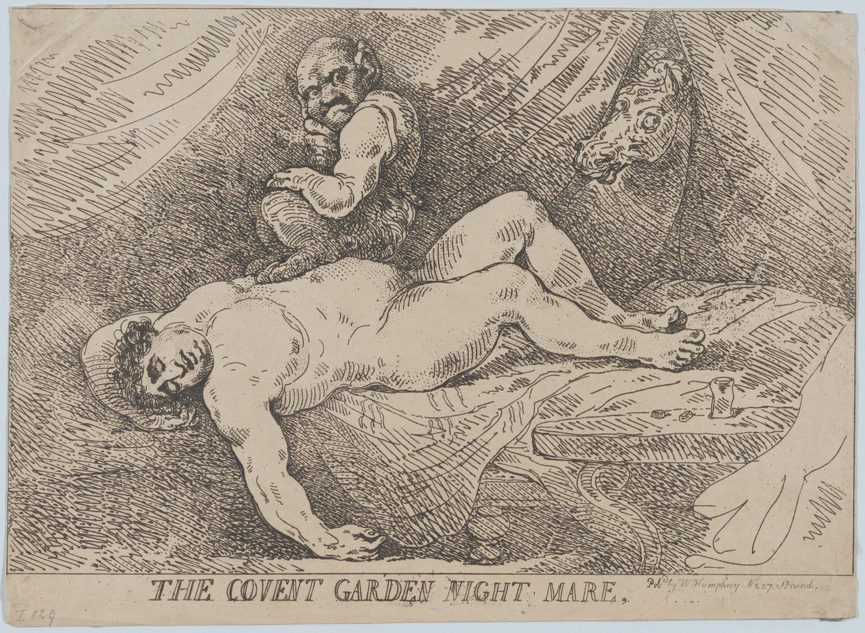 The Covent Garden Night Mare, 20. dubna 1784, 20. dubna 1784. od Thomas Rowlandson
