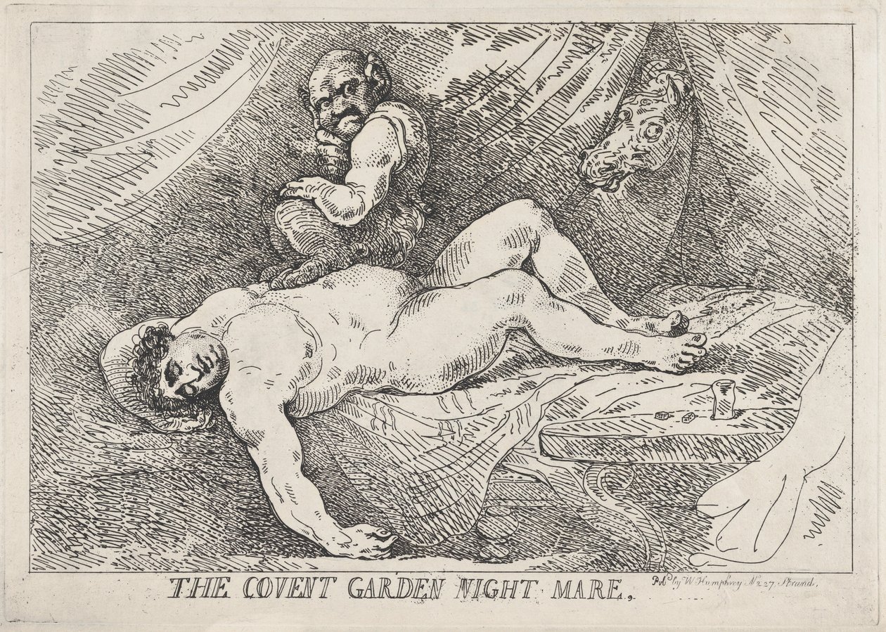 The Covent Garden Night Mare, 20. dubna 1784, 20. dubna 1784. od Thomas Rowlandson