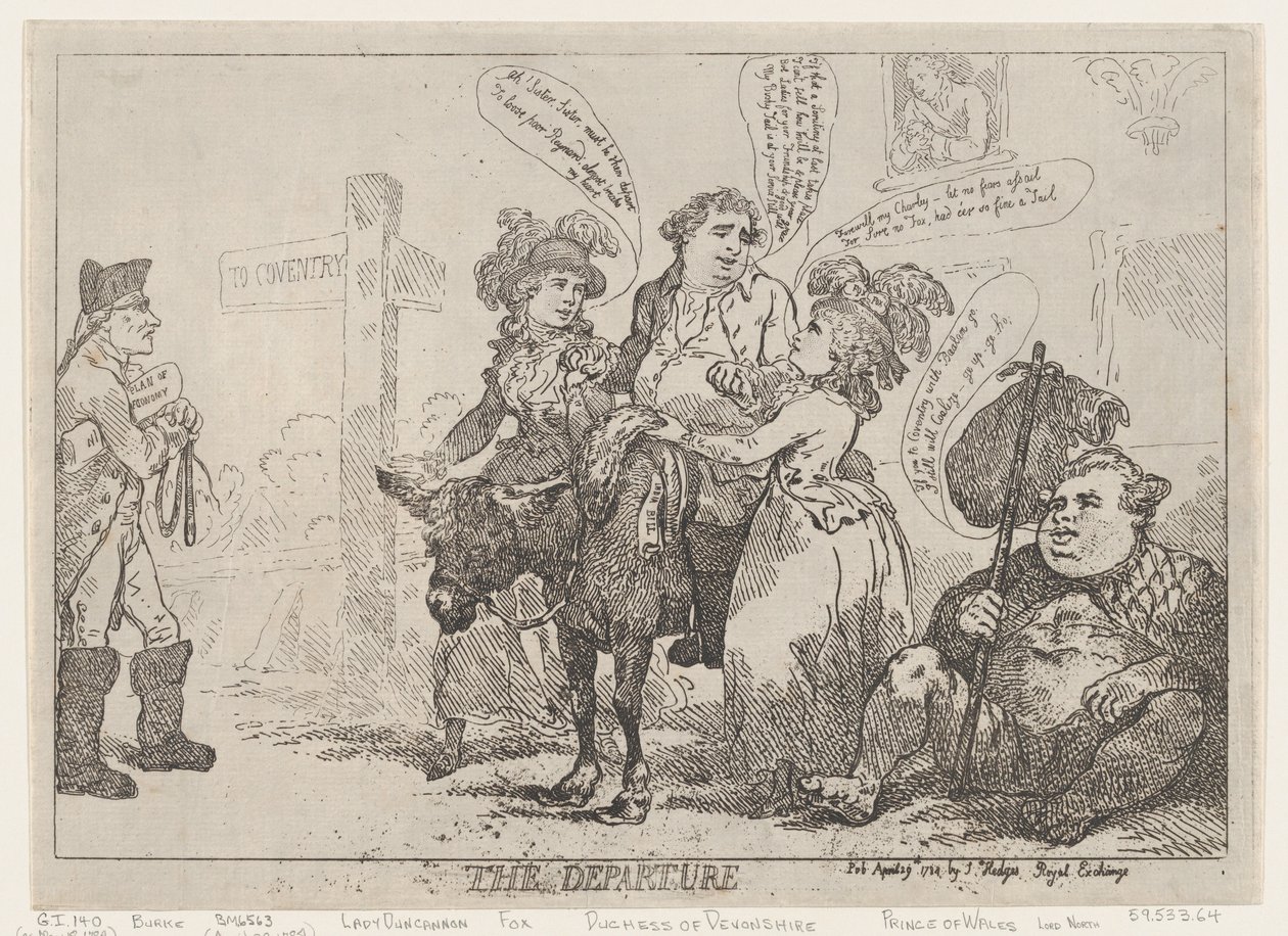 Odjezd, 29. dubna 1784, 29. dubna 1784. od Thomas Rowlandson