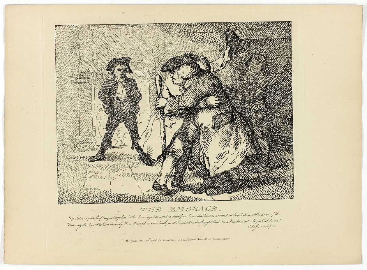 Objetí z Boswellovy cesty po Hebridách od Thomas Rowlandson