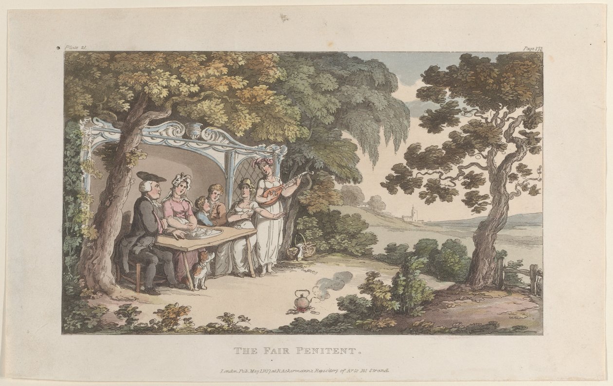 Spravedlivý kajícník, od vikáře z Wakefieldu, 1. května 1817, 1. května 1817. od Thomas Rowlandson