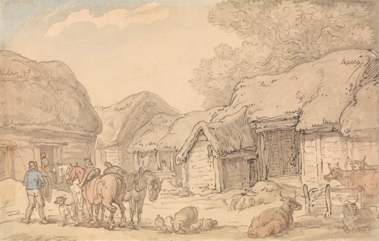 Farma od Thomas Rowlandson