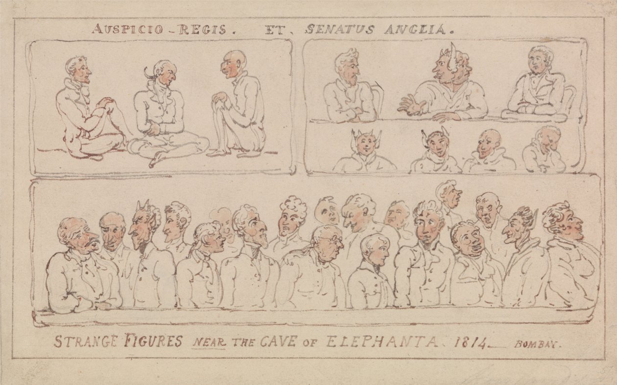Velmistr aneb Dobrodružství Qui Hi v Hindostánu od Thomas Rowlandson