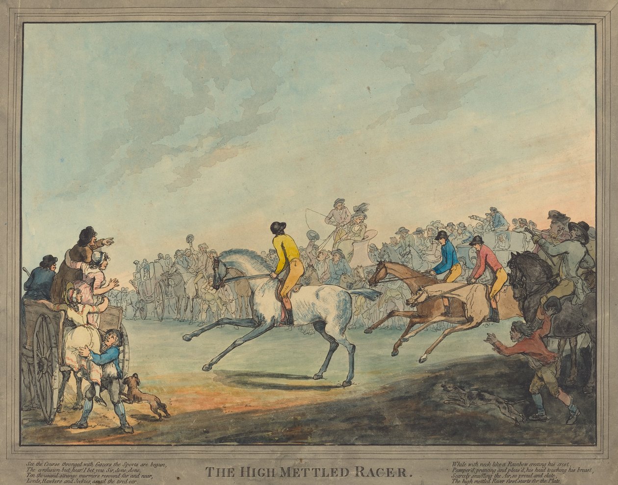 Ušlechtilý závodník od Thomas Rowlandson