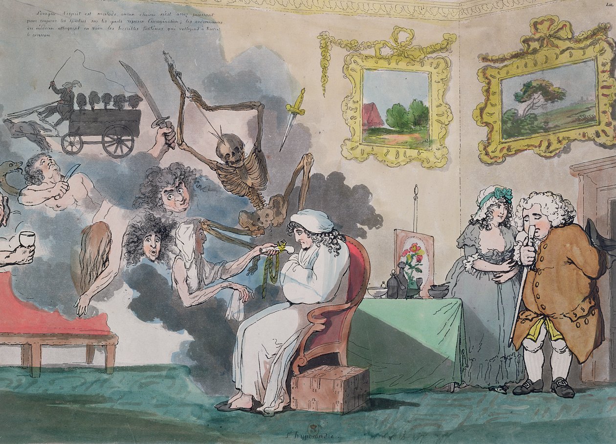 Hypochondr od Thomas Rowlandson