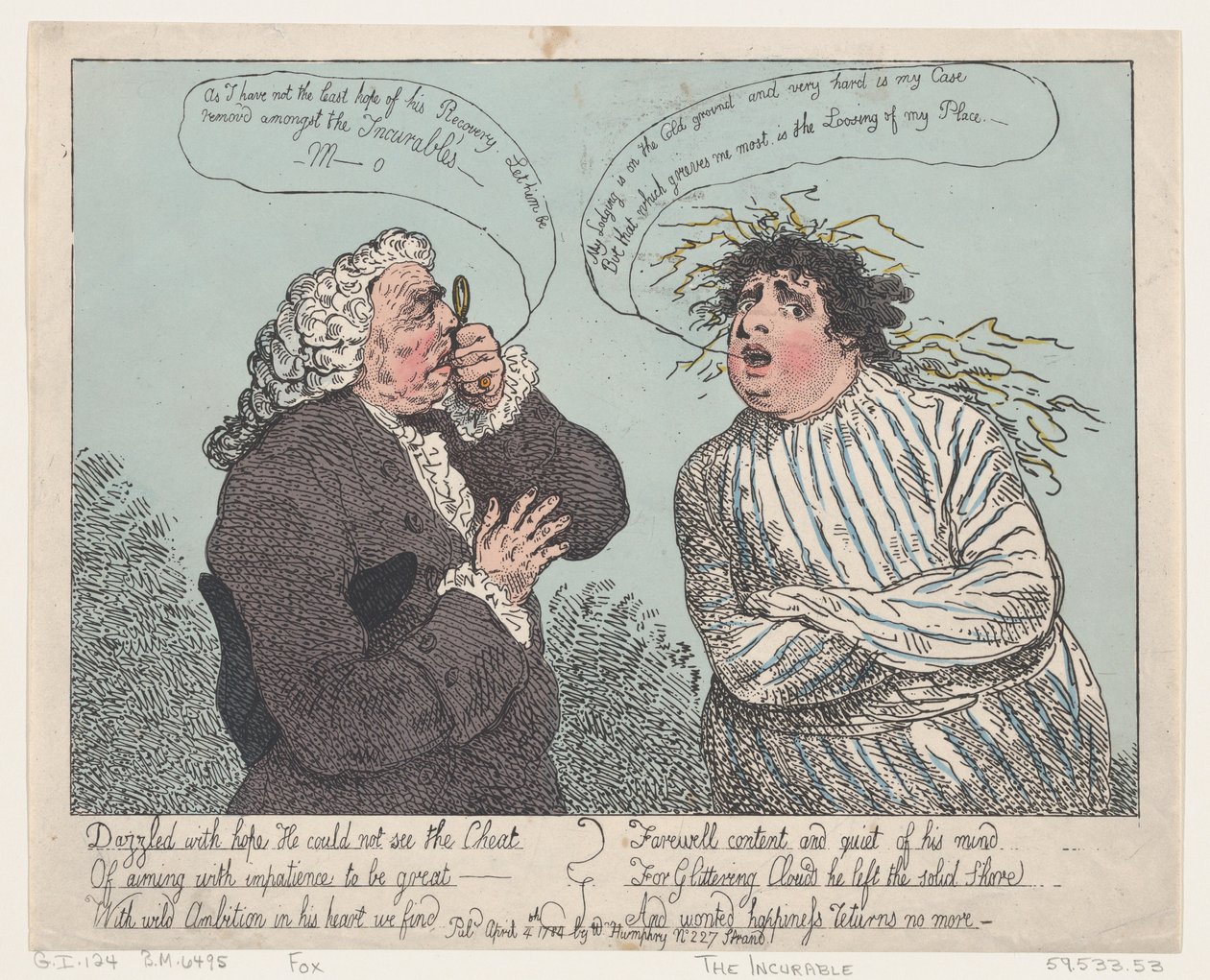 Nevyléčitelní, 4. dubna 1784, 4. dubna 1784. od Thomas Rowlandson