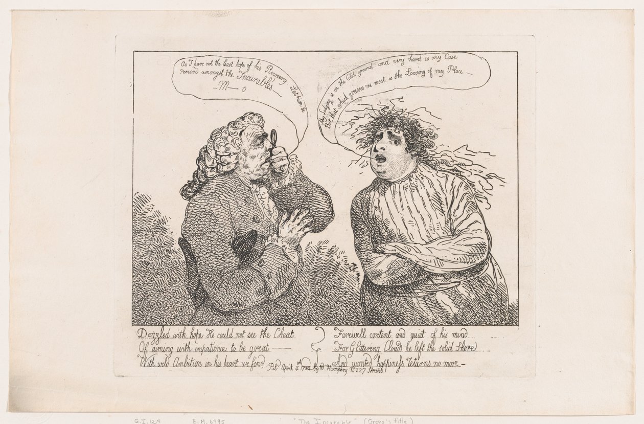 Nevyléčitelní, 4. dubna 1784, 4. dubna 1784. od Thomas Rowlandson
