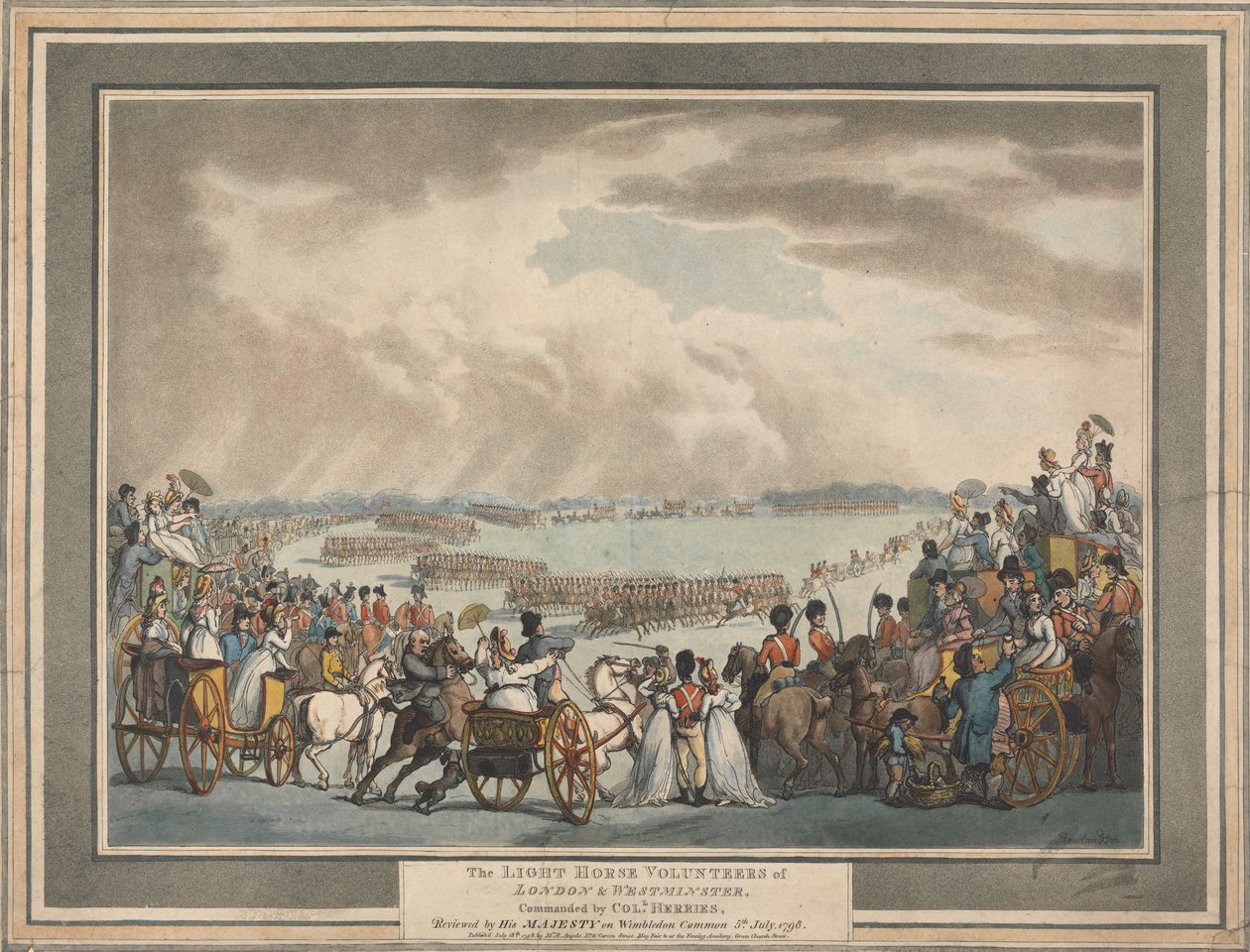 Dobrovolníci z organizace „The Light House“ v Londýně a Westminsteru od Thomas Rowlandson