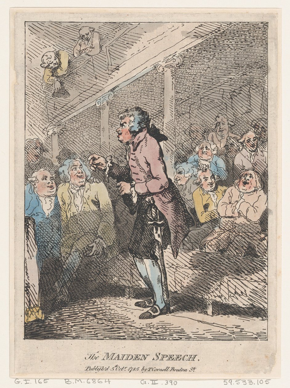 Panenská řeč, 5. října 1785, 5. října 1785. od Thomas Rowlandson