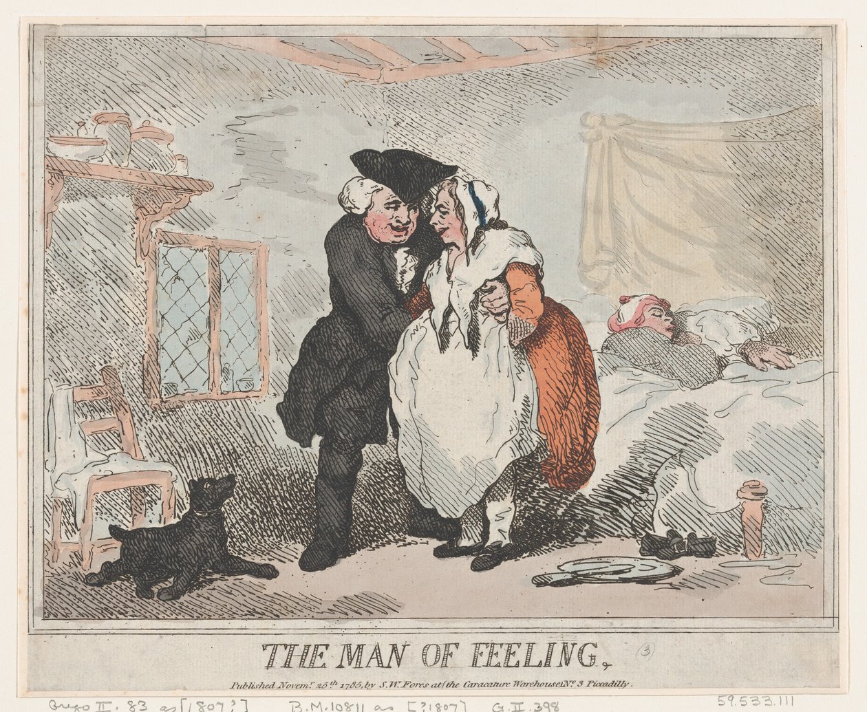 The Man of Feeling, 25. listopadu 1785, 25. listopadu 1785. od Thomas Rowlandson