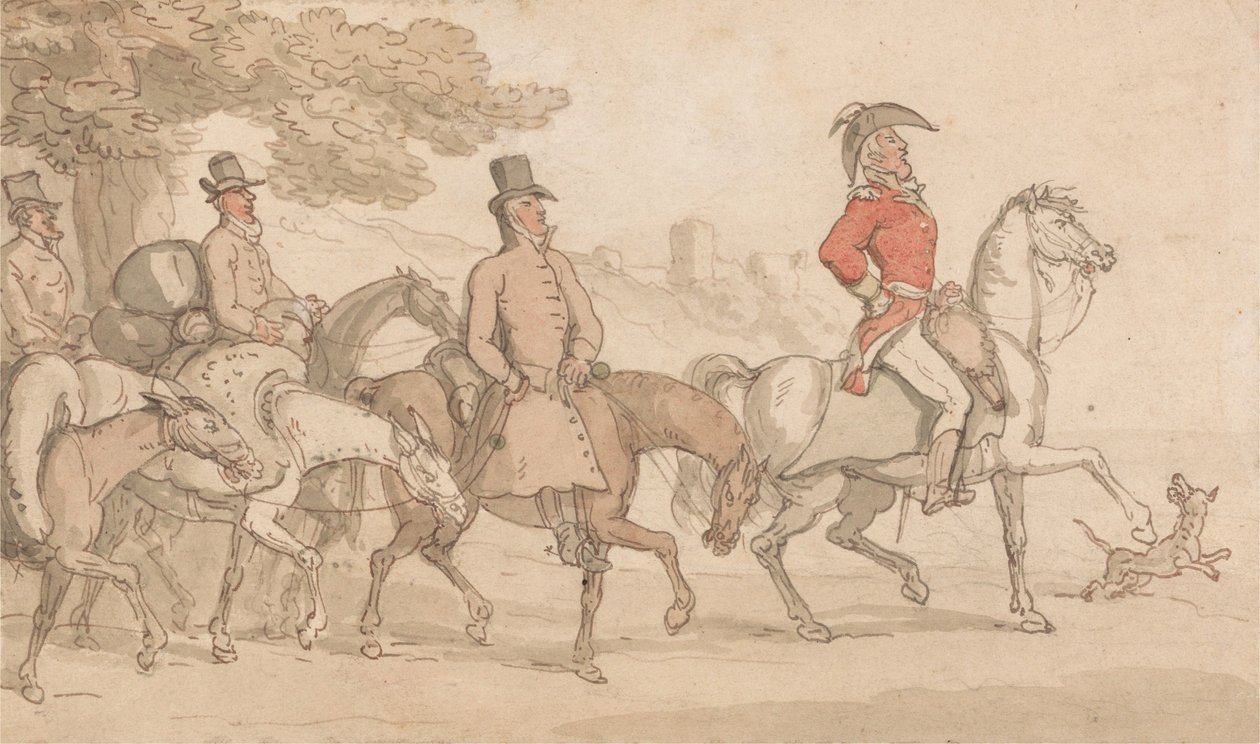 Vojenská dobrodružství Johnnyho Newcomea od Thomas Rowlandson