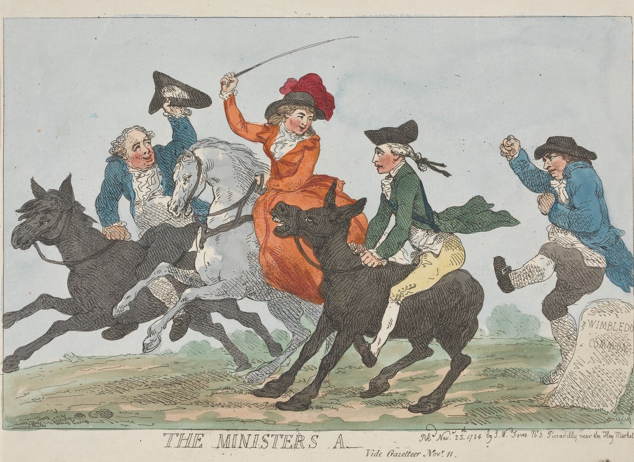 Ministrovy zadky – viz místní slovník – 11. listopadu od Thomas Rowlandson