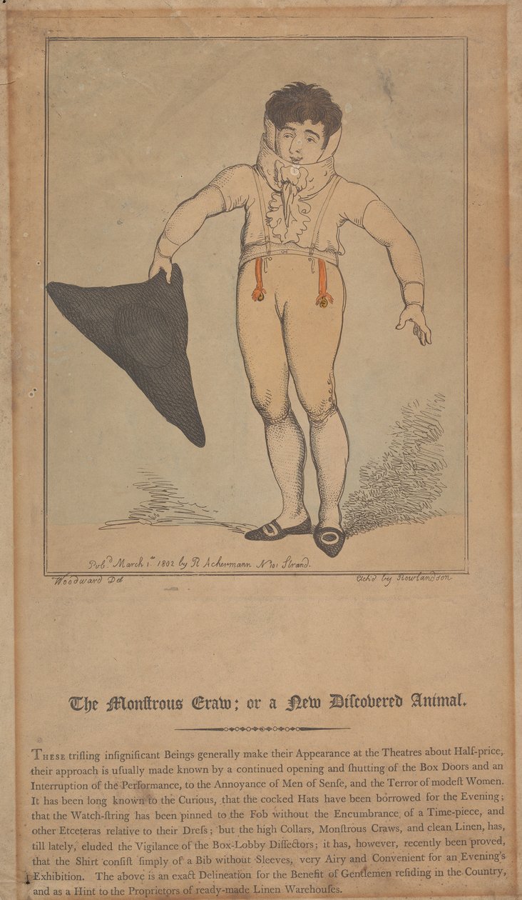 Obrovský plaz; aneb nově objevené zvíře od Thomas Rowlandson