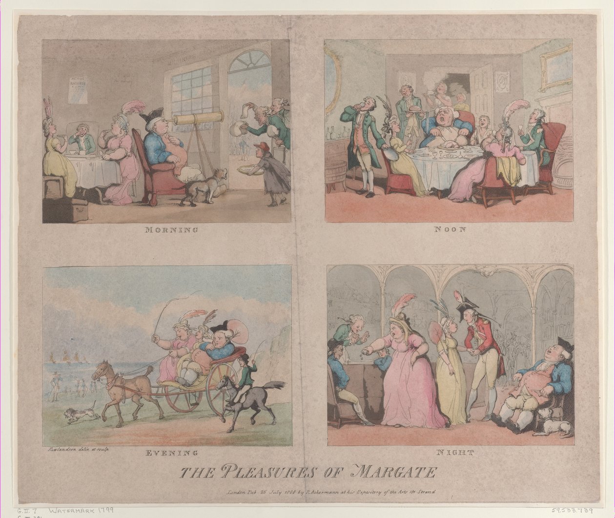 The Pleasures of Margate, 25. července 1800, 25. července 1800. od Thomas Rowlandson