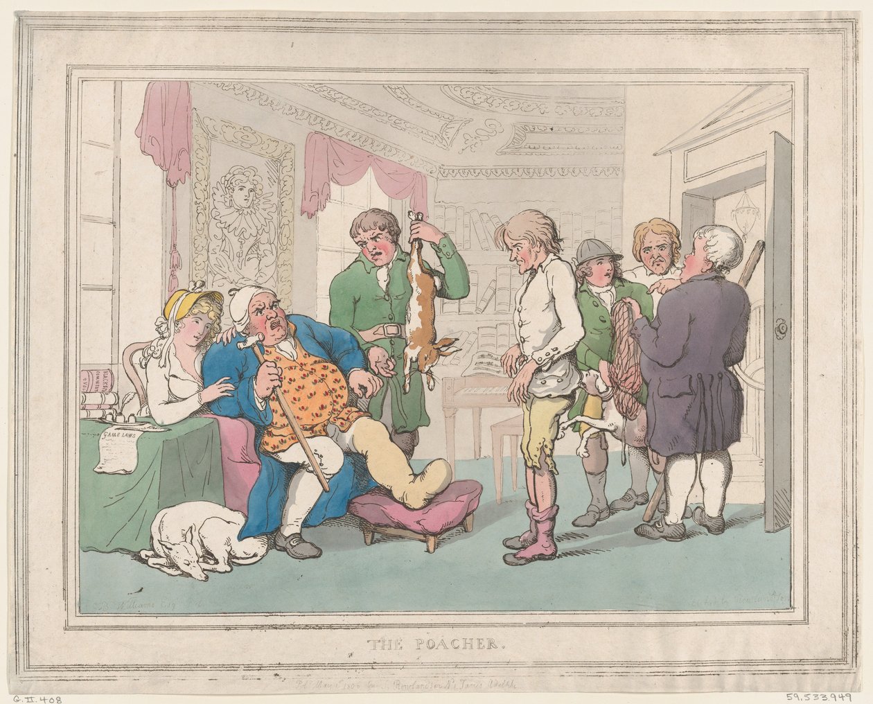 Pytlák, 1. května 1806, 1. května 1806. od Thomas Rowlandson