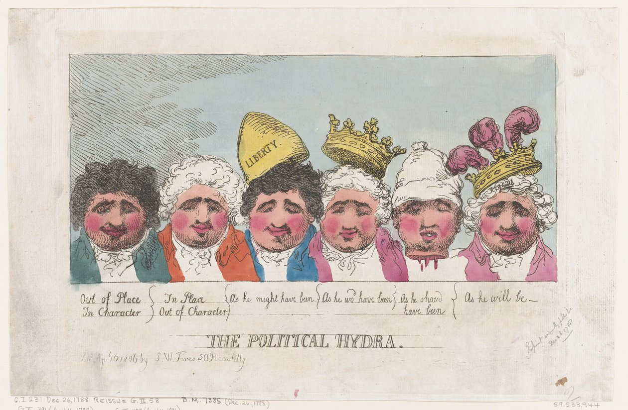 Politická hydra, 16. dubna 1806, 16. dubna 1806. od Thomas Rowlandson