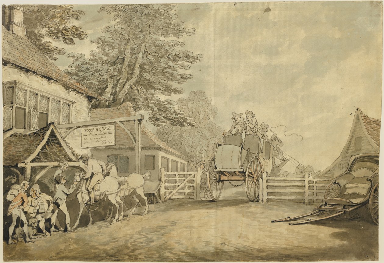 Pošta, c.1778–80 od Thomas Rowlandson
