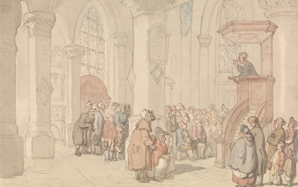 Kazatel od Thomas Rowlandson
