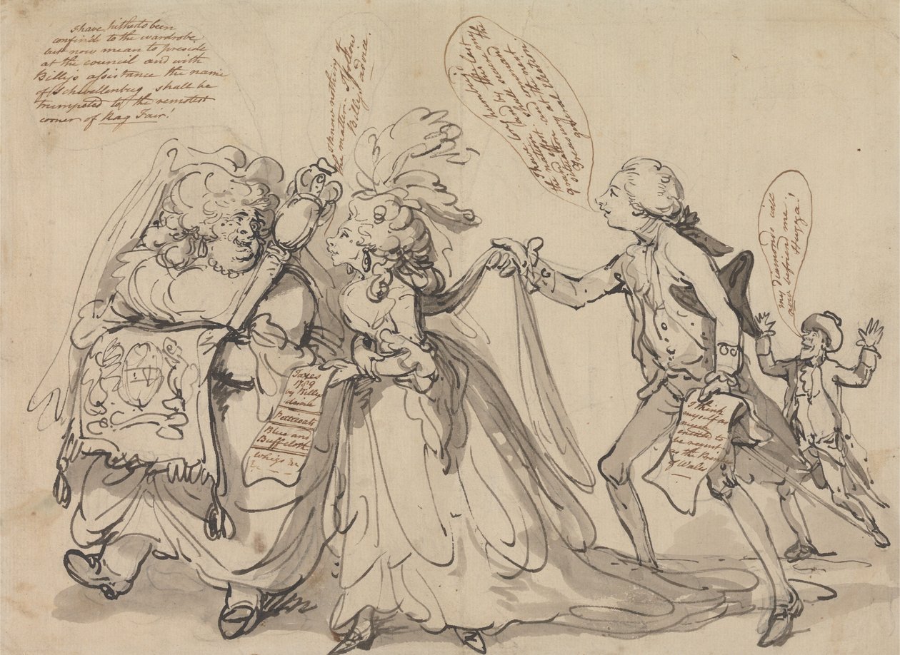 Perspektiva, která se před námi otevírá od Thomas Rowlandson