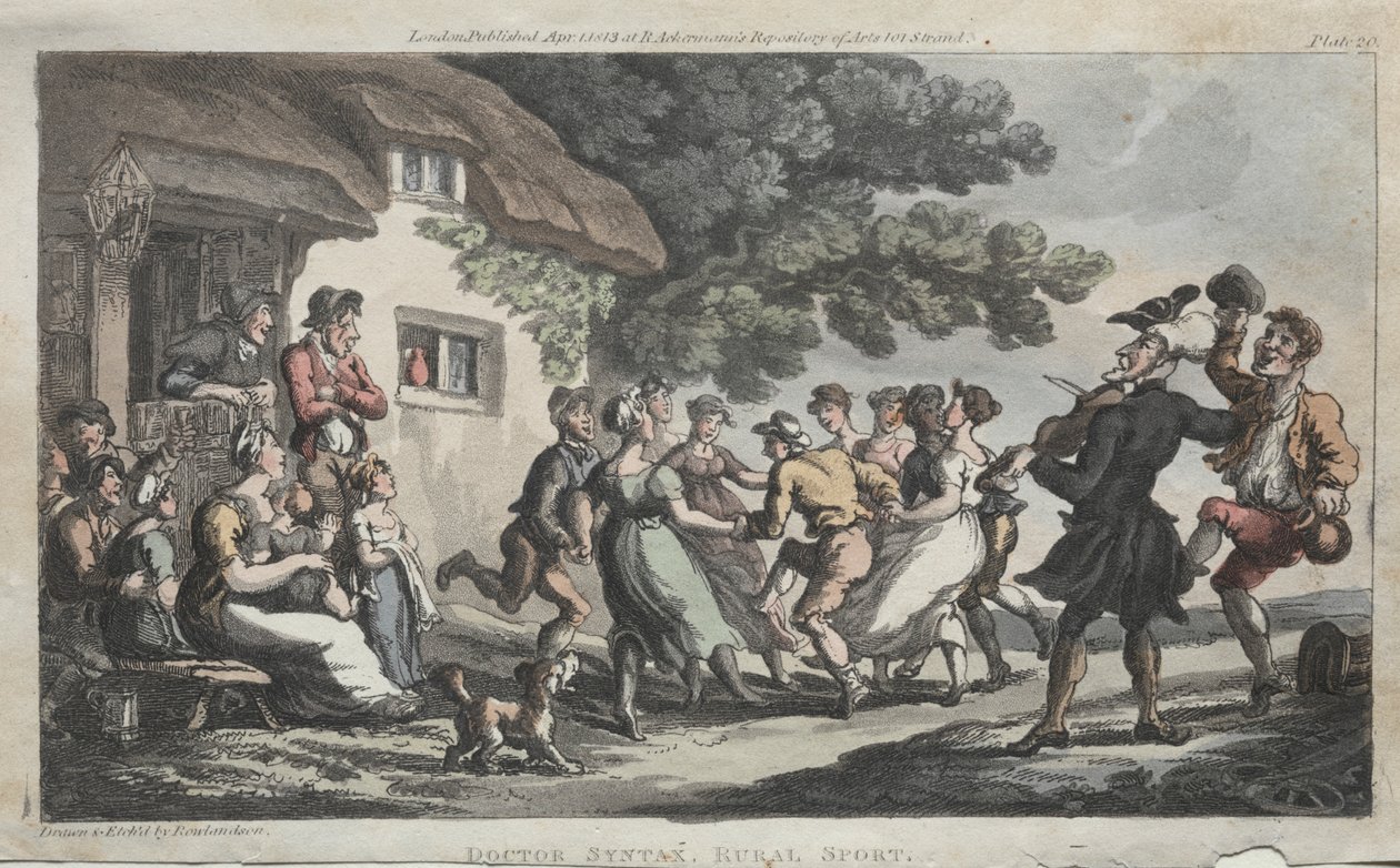 The Rev. Dr. Syntax Rural Sport, 1813. od Thomas Rowlandson