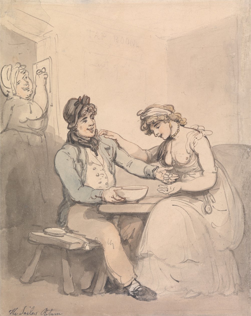 Návrat námořníka od Thomas Rowlandson