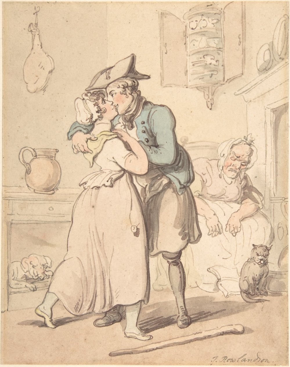 Návrat námořníka z aktivní služby od Thomas Rowlandson
