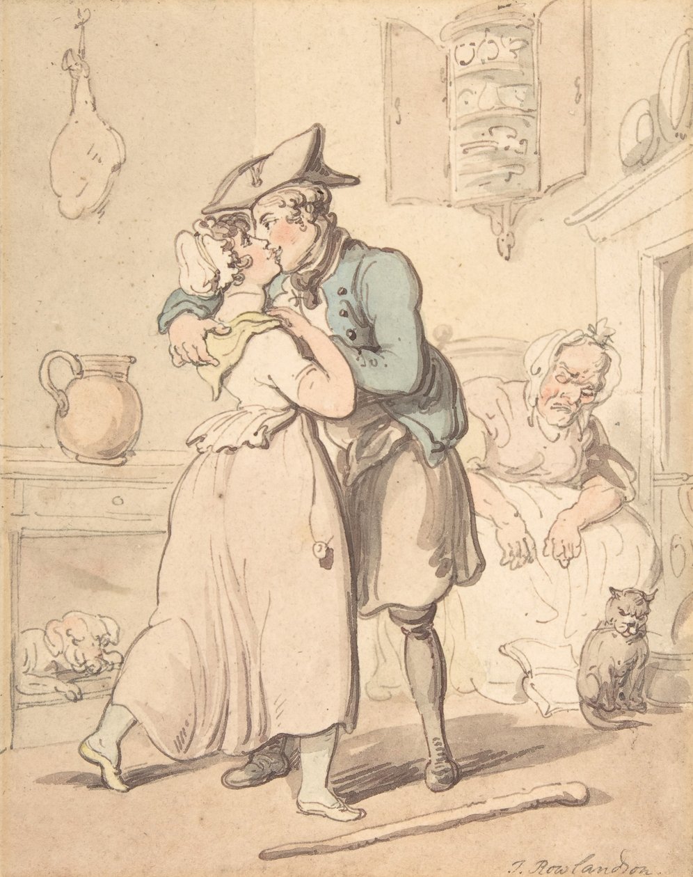 Návrat námořníka z aktivní služby, 1780-1827. od Thomas Rowlandson