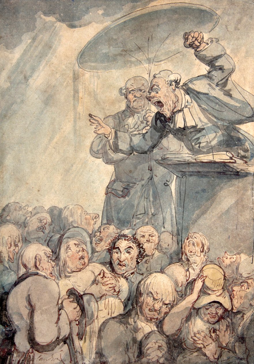 Zaklínač (akvarel) od Thomas Rowlandson