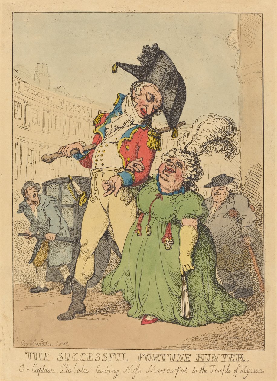 Úspěšný lovec štěstí od Thomas Rowlandson