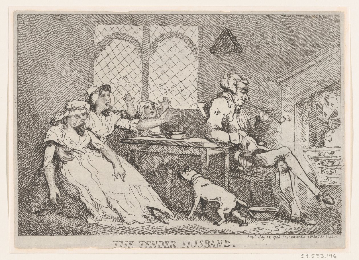 Tender Husband, 28. července 1786, 28. července 1786. od Thomas Rowlandson