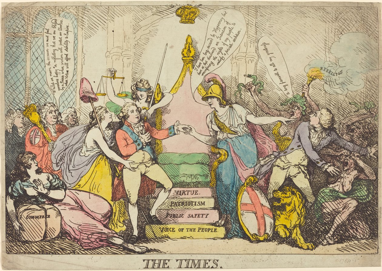 Časy od Thomas Rowlandson