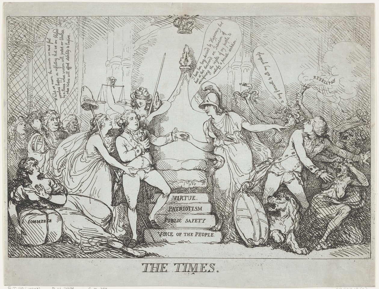 The Times, prosinec 1788, prosinec 1788. od Thomas Rowlandson