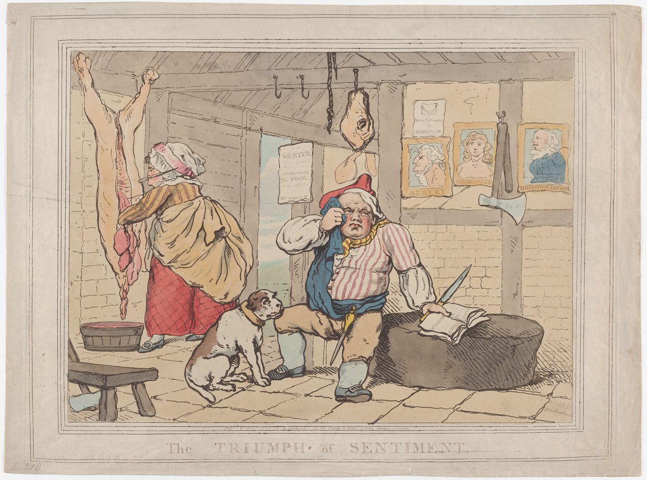 Triumf sentimentu, 15. ledna 1787, 15. ledna 1787. od Thomas Rowlandson