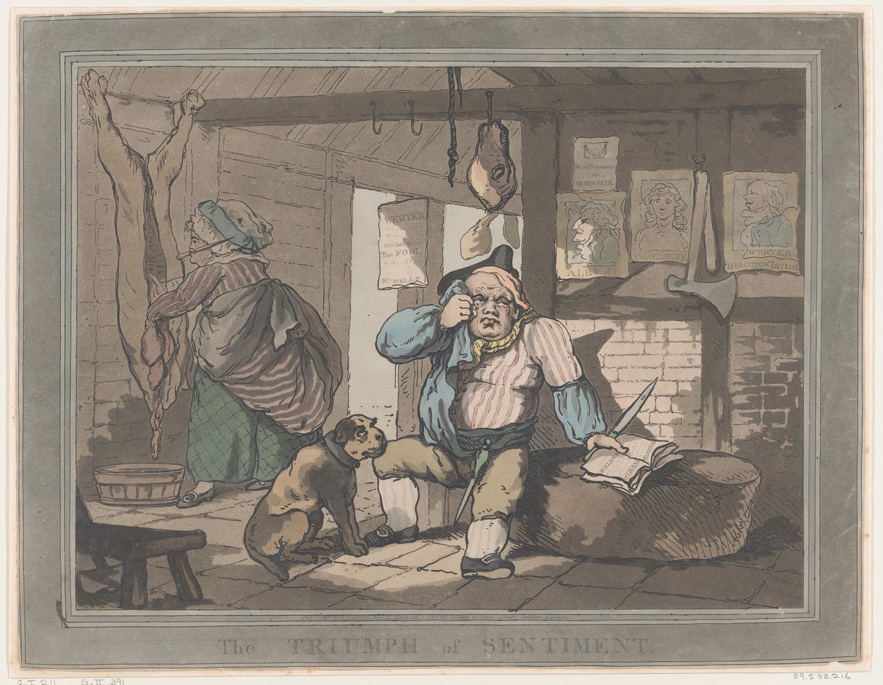 Triumf sentimentu, 15. ledna 1787, 15. ledna 1787. od Thomas Rowlandson