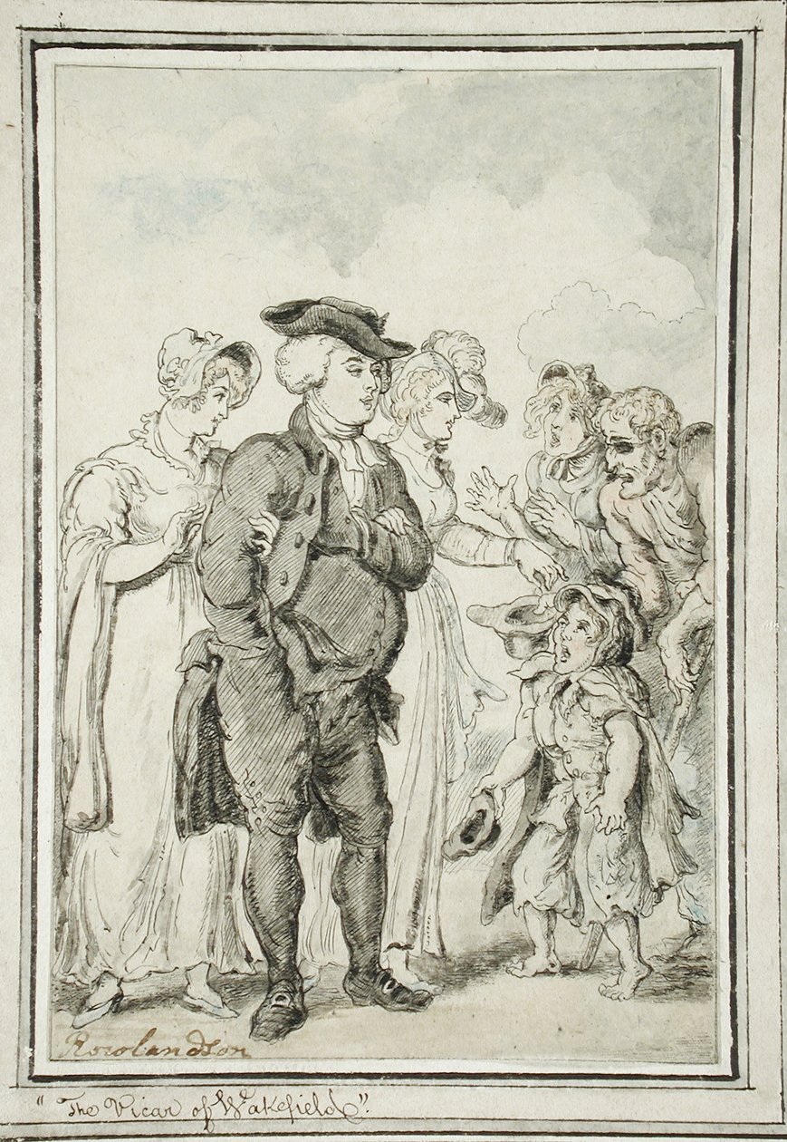 Farář z Wakefieldu od Thomas Rowlandson