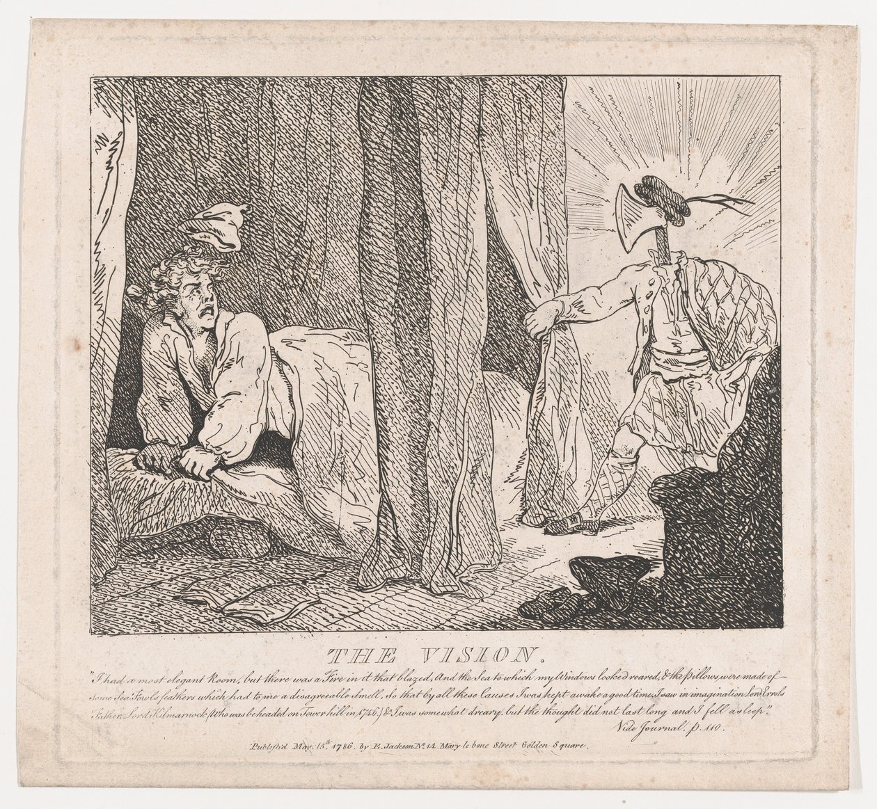 The Vision Malebné krásy Boswellu, část druhá, 15. května 1786, 15. května 1786. od Thomas Rowlandson