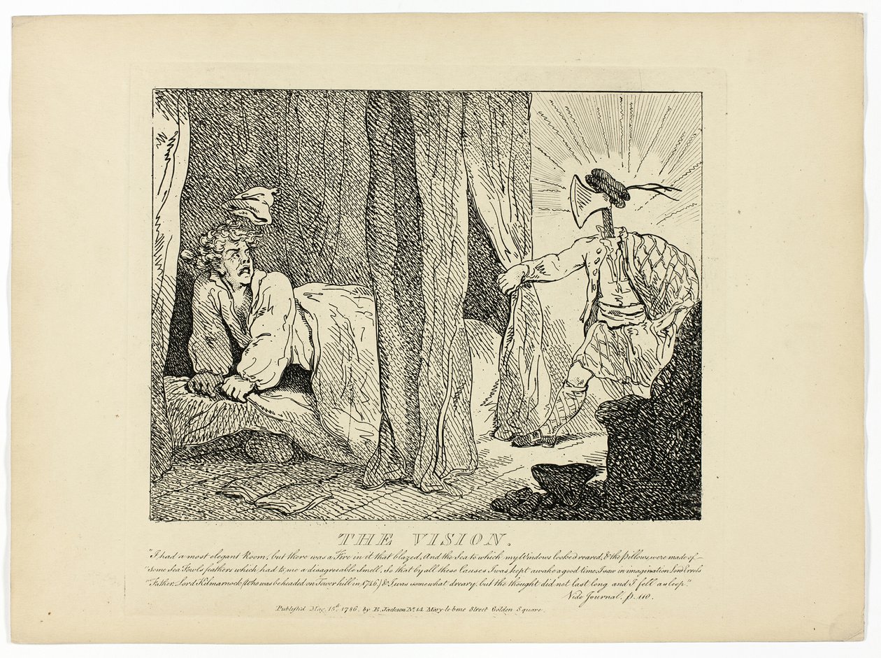 Vize z Boswellovy cesty po Hebridách od Thomas Rowlandson