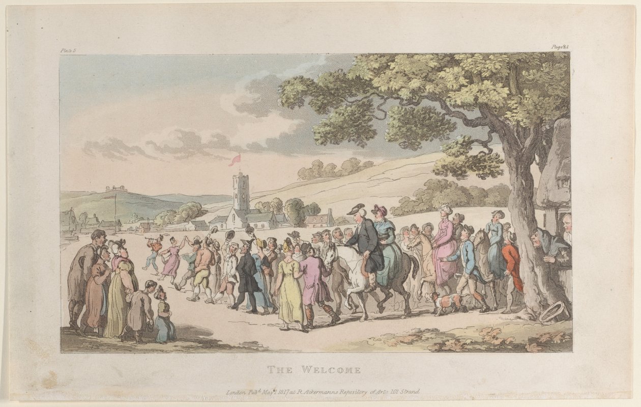Vítejte, od vikáře z Wakefieldu, 1. května 1817, 1. května 1817. od Thomas Rowlandson