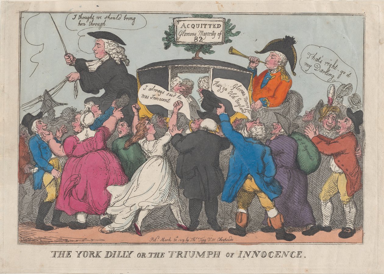 York Dilly aneb Triumph nevinnosti, 26. února 1809, 26. února 1809. od Thomas Rowlandson
