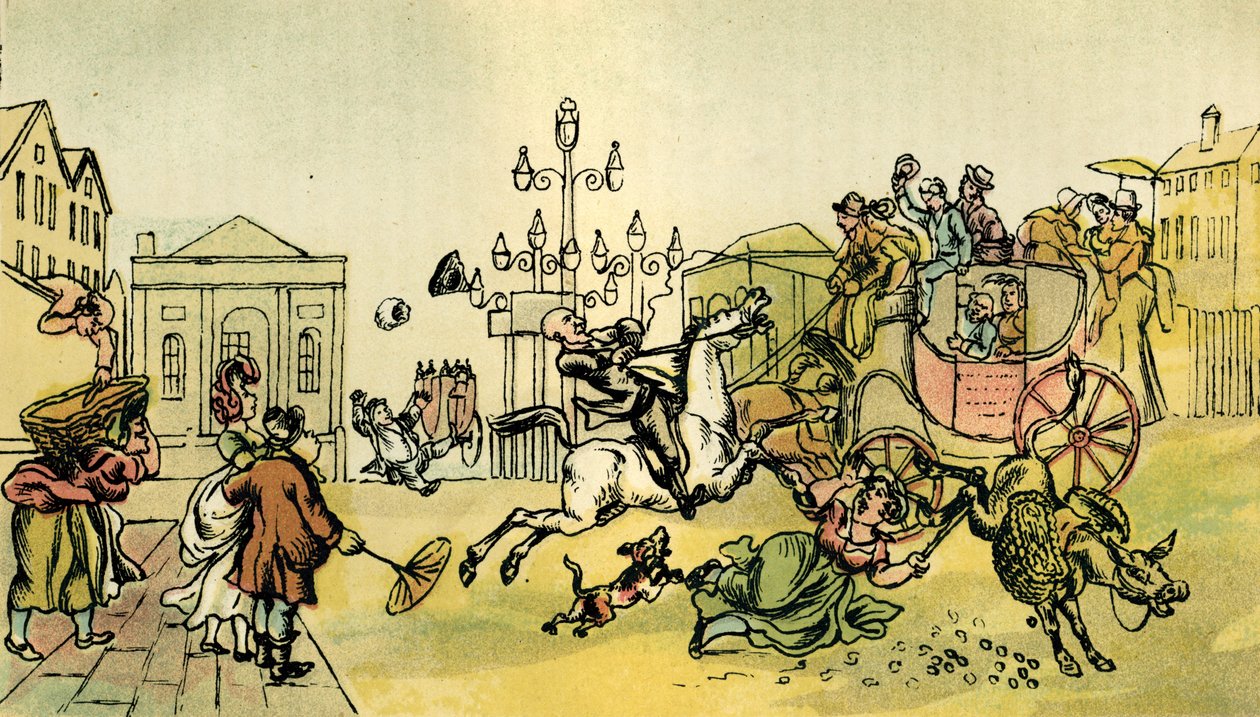 „Výsledek nákupu slepého koně“ od Thomas Rowlandson