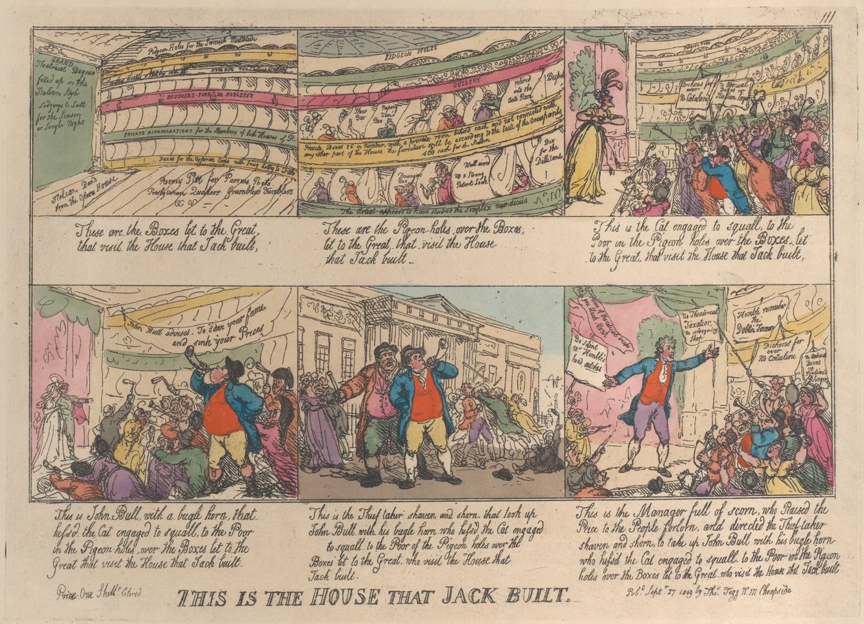 Toto je dům, který postavil Jack, 27. září 1809, 27. září 1809. od Thomas Rowlandson