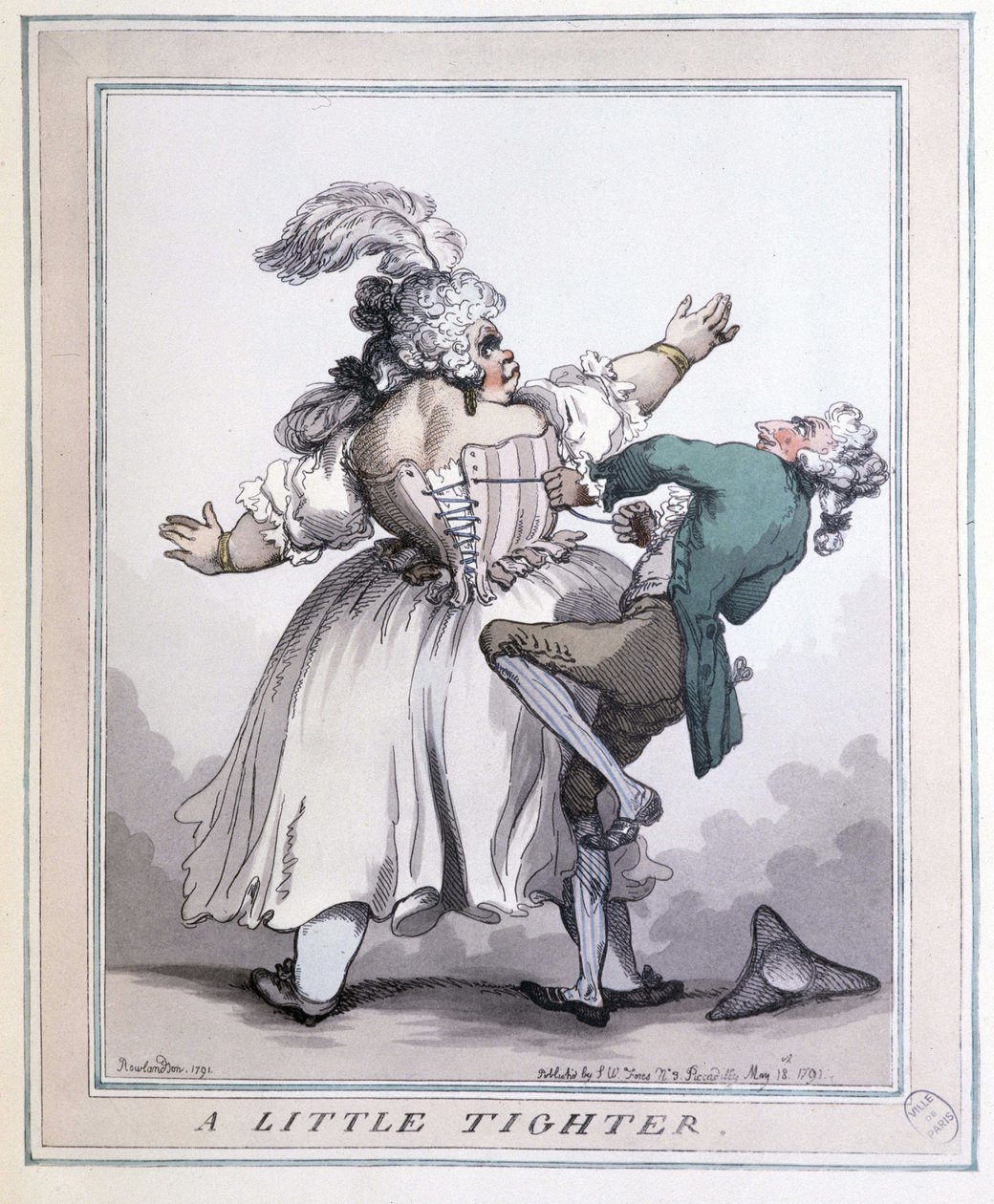 Tighten More – Rowlandsonovy výtisky v „Korzetu v umění a morálce od 13. do 20. století“ od F. Librona a H. Clouzota od Thomas Rowlandson
