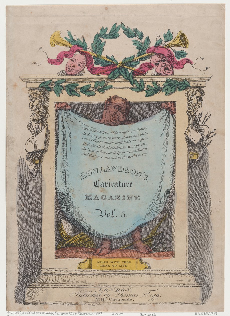 Titulní strana, Rowlandson